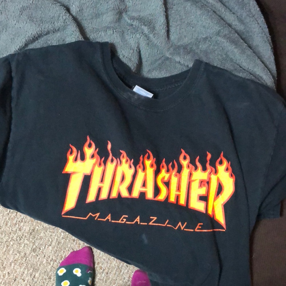 Thrasher flame tee